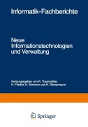 Cover-Bild zum Titel 'Neue Informationstechnologien und Verwaltung' von ''