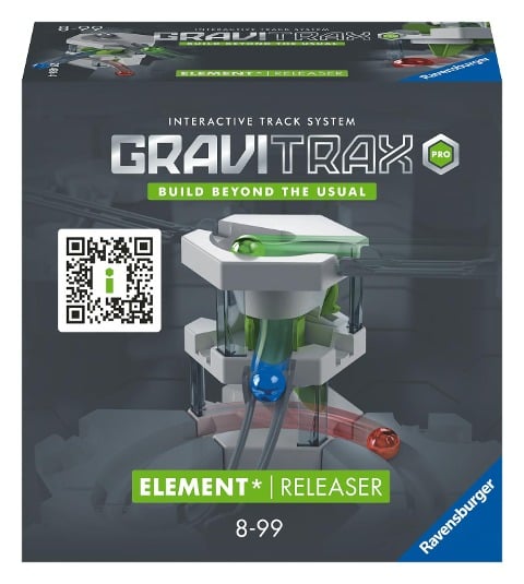 Ravensburger GraviTrax PRO Element Releaser - Zubehör für das Kugelbahnsystem. Kombinierbar mit allen GraviTrax Produktlinien, Starter-Sets, Extensions & Elements, Konstruktionsspielzeug ab 8 J. - 
