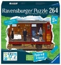 Cover-Bild zum Titel 'Ravensburger Puzzle X Crime Kids - Das verlorene Feuer - 264 Teile Puzzle-Krimispiel für 1- 4 junge Detektive ab 9 Jahren' von ''