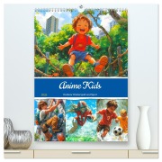 Cover-Bild zum Titel 'Anime Kids. Outdoor Kinderspaß und Sport (hochwertiger Premium Wandkalender 2026 DIN A2 hoch), Kunstdruck in Hochglanz' von 'Rose Hurley'