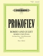 Cover-Bild zum Titel 'Romeo and Juliet. Ten pieces for Piano (1937) für Klavier solo op. 75 -Romeo und Julia, zehn Klavierstücke-' von 'Sergej Prokofjew'