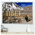 Tibet bewegt (hochwertiger Premium Wandkalender 2024 DIN A2 quer), Kunstdruck in Hochglanz - Manfred Bergermann