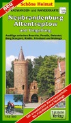 Cover-Bild zum Titel 'Radwander- und Wanderkarte Neubrandenburg, Altentreptow und Umgebung' von ''