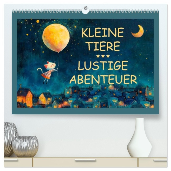 Kleine Tiere - Lustige Abenteuer (hochwertiger Premium Wandkalender 2026 DIN A2 quer), Kunstdruck in Hochglanz - Erich Krätschmer