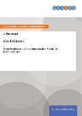 Cover-Bild zum Titel 'Kreditfutures' von 'J. Reichert'