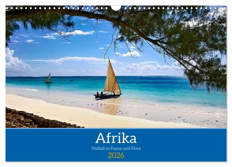 Afrika - Vielfalt in Flora und Fauna (Wandkalender 2026 DIN A3 quer), CALVENDO Monatskalender - Dieter Stahl