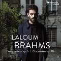 Cover-Bild zum Titel 'Brahms: Piano Sonata Op. 5 & 7 Fantasien,Op. 116' von 'Adam Laloum'