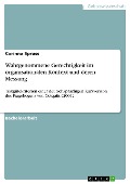 Cover-Bild zum Titel 'Wahrgenommene Gerechtigkeit im organisationalen Kontext und deren Messung' von 'Corinna Spruss'