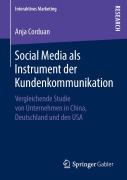 Cover-Bild zum Titel 'Social Media als Instrument der Kundenkommunikation' von 'Anja Corduan'