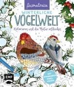 Cover-Bild zum Titel 'Ausmalreise Winterliche Vogelwelt' von ''