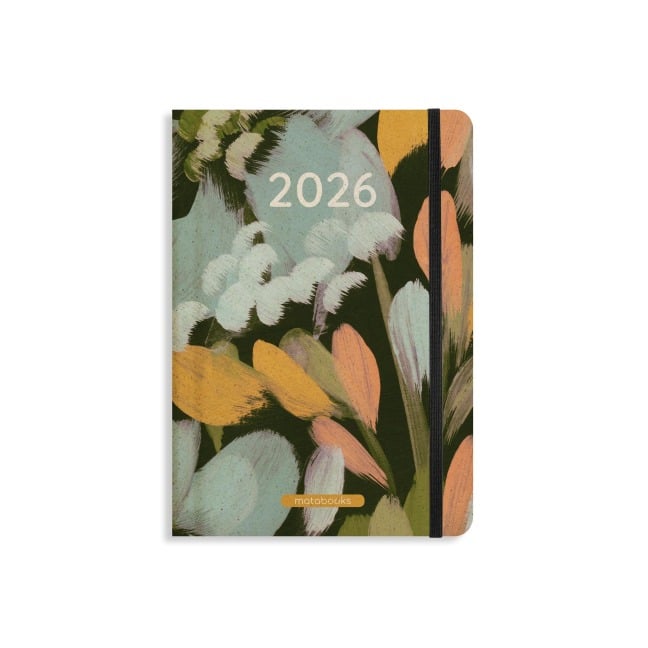 matabooks - A5 Kalender Samaya 2026 Farbe: Laurel (DE/EN) - 