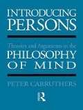 Cover-Bild zum Titel 'Introducing Persons' von 'Peter Carruthers'