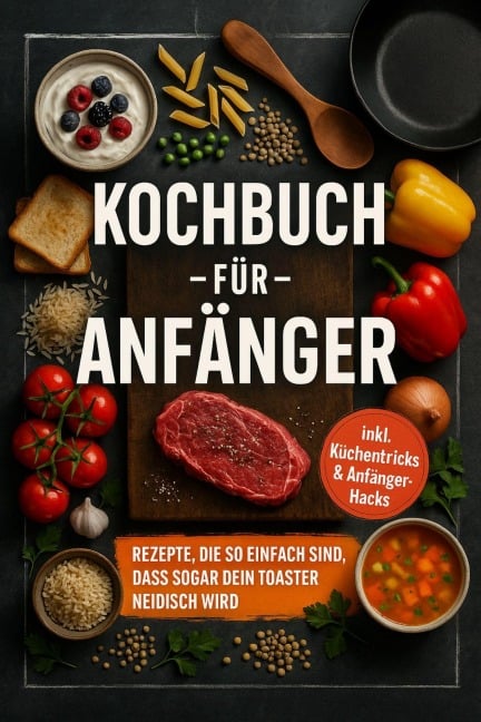 Kochbuch für Anfänger: Rezepte, die so einfach sind, dass sogar dein Toaster neidisch wird - inkl. Küchentricks & Anfänger-Hacks - Healthy Kitchen