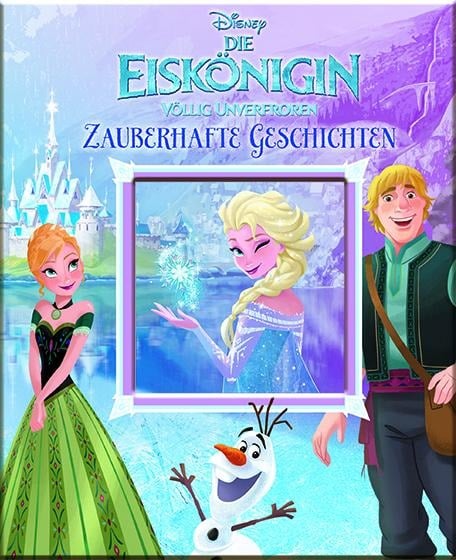 Disney Die Eiskönigin - Vorlese-Pappbilderbuch mit Glitzerfolie auf dem Cover für Kinder ab 3 Jahren - 
