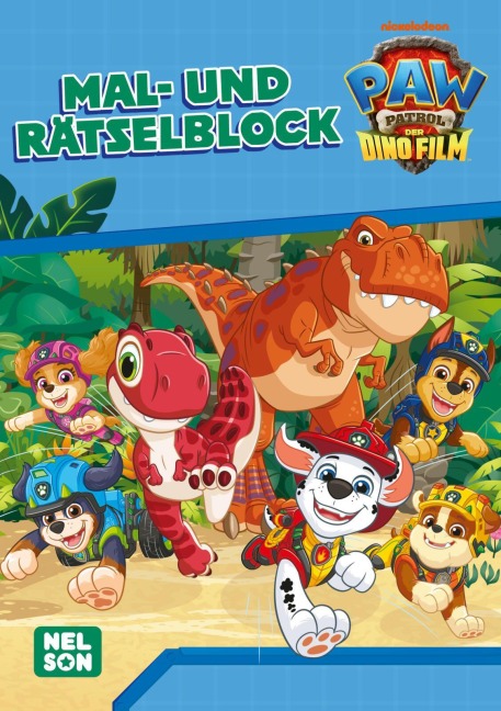 PAW Patrol Kindergartenheft: PAW Patrol - Der Dinofilm: Mal- und Rätselblock - 
