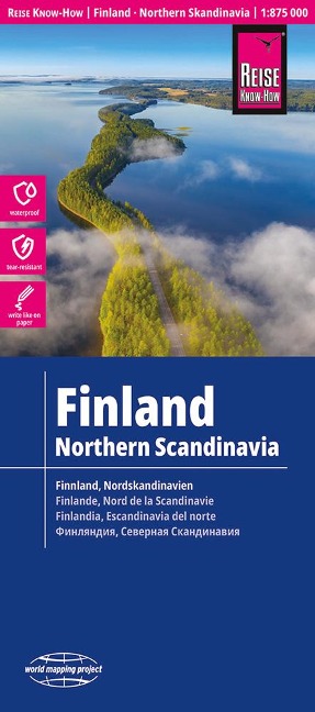 Reise Know-How Landkarte Finnland und Nordskandinavien 1 : 875 000 - 