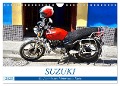 SUZUKI - Ein japanisches Motorrad in Kuba (Wandkalender 2025 DIN A4 quer), CALVENDO Monatskalender - Henning von Löwis of Menar