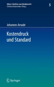Cover-Bild zum Titel 'Kostendruck und Standard' von 'Johannes Arnade'