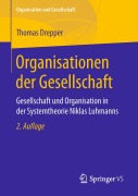 Cover-Bild zum Titel 'Organisationen der Gesellschaft' von 'Thomas Drepper'
