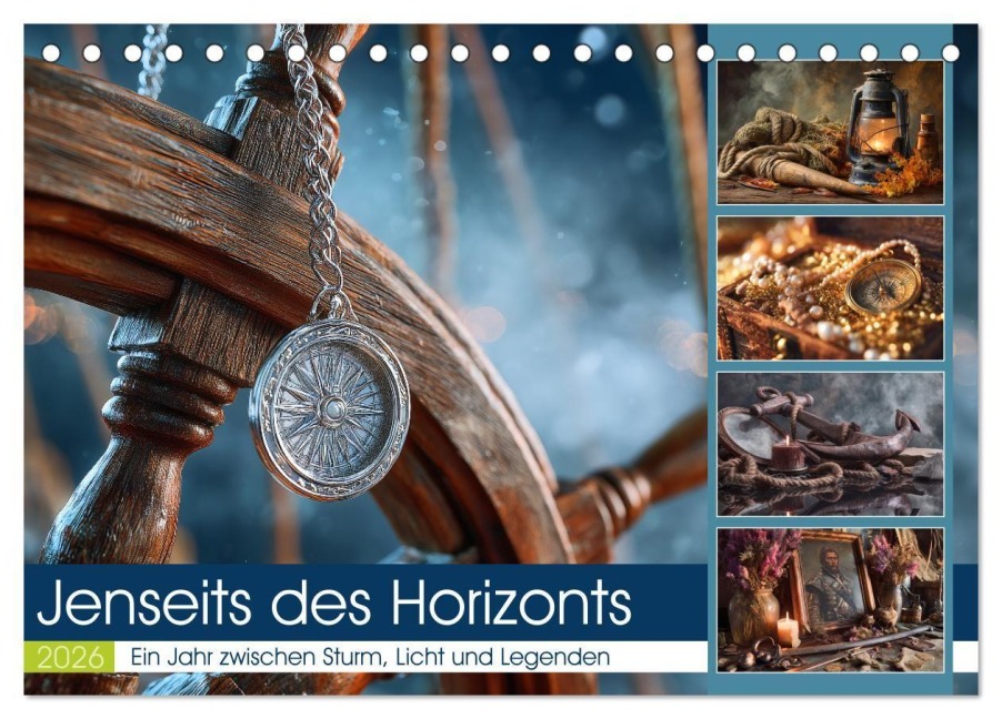 Jenseits des Horizonts (Tischkalender 2026 DIN A5 quer), CALVENDO Monatskalender - Steffen Gierok-Latniak