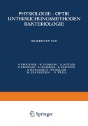 Cover-Bild zum Titel 'Physiologie · Optik Untersuchungsmethoden Bakteriologie' von 'A. Brückner, R. Helmbold, W. Comberg, R. Dittler, H. Erggelet'