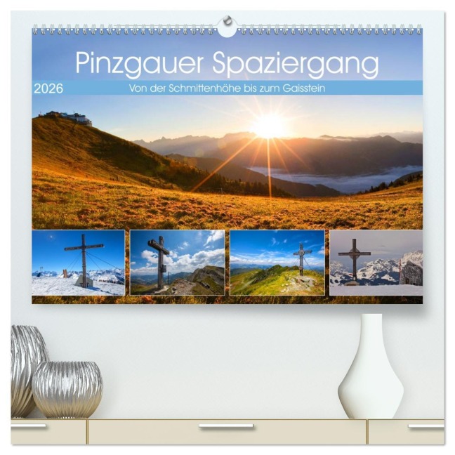 Pinzgauer Spaziergang (hochwertiger Premium Wandkalender 2026 DIN A2 quer), Kunstdruck in Hochglanz - Christa Kramer