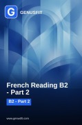 Cover-Bild zum Titel 'GenusFit: French Reading B2. Part 2/3' von 'GenusFit Editors Office'