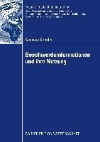 Beschwerdeinformationen und Ihre Nutzung - Andreas Schöler