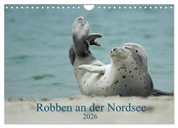 Cover-Bild zum Titel 'Robben an der Nordsee (Wandkalender 2026 DIN A4 quer), CALVENDO Monatskalender' von 'Martina Fornal'