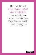 Cover-Bild zum Titel 'Die Plastizität der Gefühle' von 'Bernd Bösel'