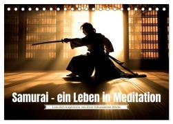 Cover-Bild zum Titel 'Samurai - ein Leben in Meditation (Tischkalender 2026 DIN A5 quer), CALVENDO Monatskalender' von 'Kerstin Waurick'