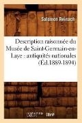 Cover-Bild zum Titel 'Description Raisonnée Du Musée de Saint-Germain-En-Laye: Antiquités Nationales (Éd.1889-1894)' von 'Salomon Reinach'