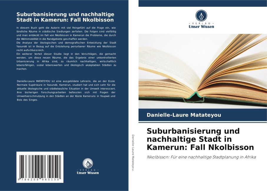 Suburbanisierung und nachhaltige Stadt in Kamerun: Fall Nkolbisson - Danielle-Laure Matateyou