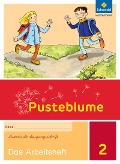 Pusteblume. Das Sprachbuch 2. Arbeitsheft. Lateinische Ausgangsschrift LA. Allgemeine Ausgabe - 