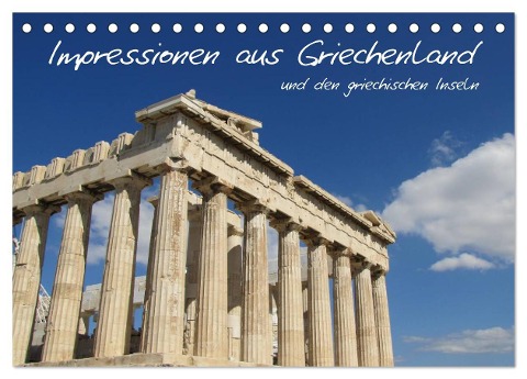Impressionen aus Griechenland (Tischkalender 2024 DIN A5 quer), CALVENDO Monatskalender - Patrick Schulz