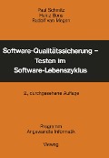 Cover-Bild zum Titel 'Software-Qualitätssicherung - Testen im Software-Lebenszyklus' von 'Paul Schmitz'