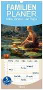 Familienplaner 2024 - Stille, Stärke und Yoga mit 5 Spalten (Wandkalender, 21 x 45 cm) CALVENDO - Kerstin Waurick