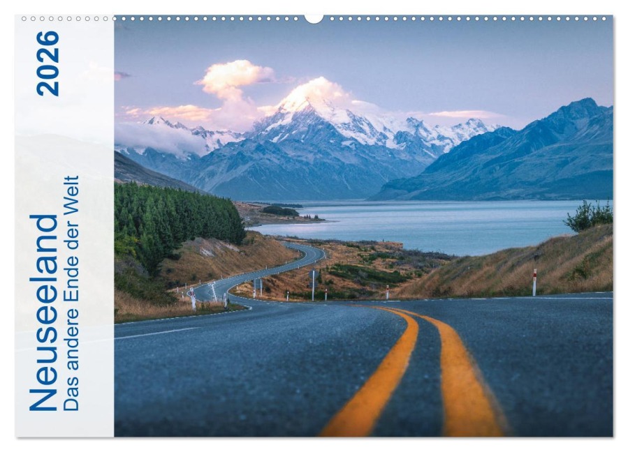 Neuseeland - Das andere Ende der Welt (Wandkalender 2026 DIN A2 quer), CALVENDO Monatskalender - Alexander Höntschel