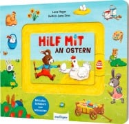 Meine Schiebebahn-Pappe: Hilf mit an Ostern - 