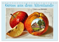 Cover-Bild zum Titel 'Gruss aus dem Altenlande (Tischkalender 2026 DIN A5 quer), CALVENDO Monatskalender' von 'Henning von Löwis of Menar'