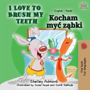 Cover-Bild zum Titel 'I Love to Brush My Teeth (English Polish Bilingual Book for Kids)' von 'Shelley Admont, Kidkiddos Books'