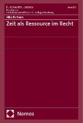 Cover-Bild zum Titel 'Zeit als Ressource im Recht' von 'Alice Bertram'