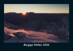 Cover-Bild zum Titel 'Bergige Welten 2026 Fotokalender DIN A5' von 'Tobias Becker'