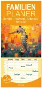 Cover-Bild zum Titel 'Familienplaner 2026 - Ozean - Flossen, Schalen, Tentakel mit 5 Spalten (Wandkalender, 21 x 45 cm) CALVENDO' von 'Erich Krätschmer'