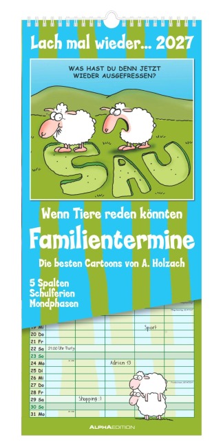 Lach mal wieder... Familienplaner 2027 - 