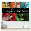 Farbenfrohe Schönheiten (hochwertiger Premium Wandkalender 2025 DIN A2 quer), Kunstdruck in Hochglanz - Cathrin Illgen