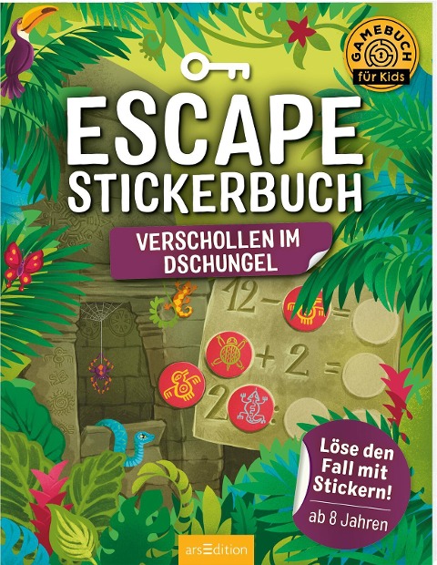 Escape-Stickerbuch - Verschollen im Dschungel - Philip Kiefer