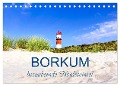 Borkum, bezaubernde Nordseeinsel (Tischkalender 2025 DIN A5 quer), CALVENDO Monatskalender - Andrea Dreegmeyer