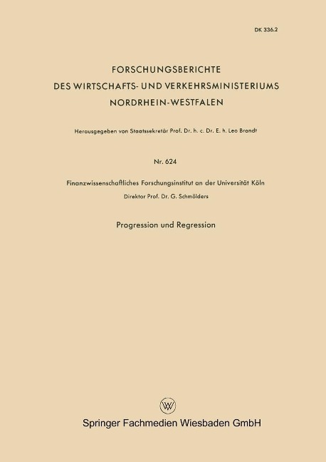 Progression und Regression - Günter Schmölders