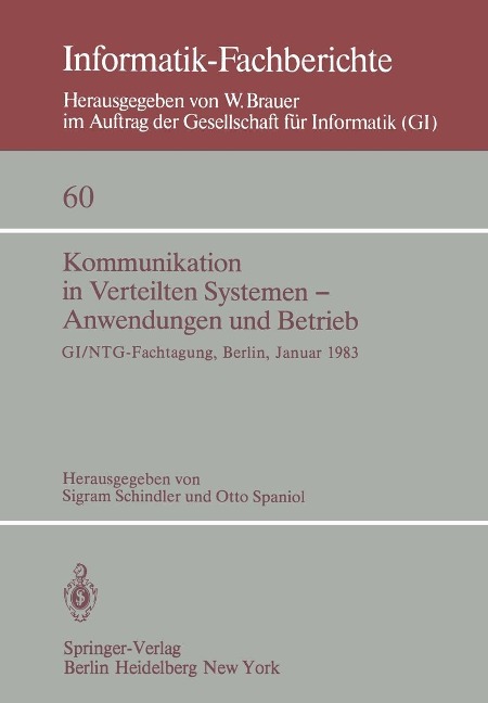 Kommunikation in Verteilten Systemen - Anwendungen und Betrieb - 
